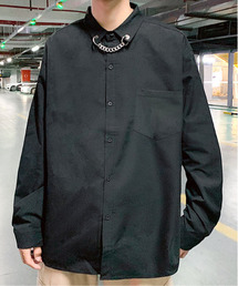 neos | 【neos -addictive design-】ルーズシルエット チェーンタイ シャツ(シャツ/ブラウス)