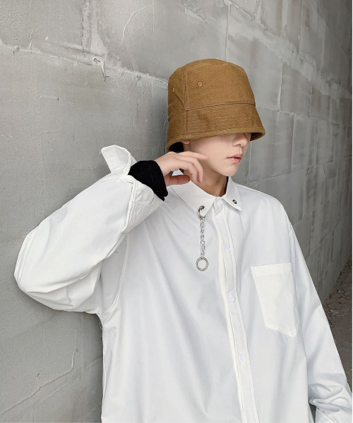 neos（ネオス）の「【neos -addictive design-】ルーズシルエット チェーンタイ シャツ（シャツ/ブラウス・メンズ・ホワイト/ブラック/ベージュ・MEDIUM/LARGE/X-LARGE）」の14枚目の写真