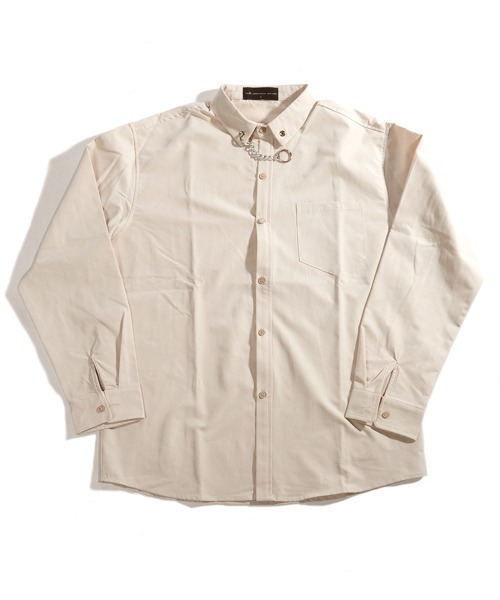 neos（ネオス）の「【neos -addictive design-】ルーズシルエット チェーンタイ シャツ（シャツ/ブラウス・メンズ・ホワイト/ブラック/ベージュ・MEDIUM/LARGE/X-LARGE）」の16枚目の写真