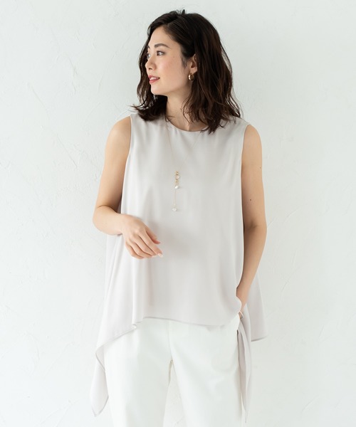 LOUNGEDRESS(ラウンジドレス)の「スライド淡水パールネックレス(ネックレス・レディース・ゴールド・FREE)」の4枚目の写真