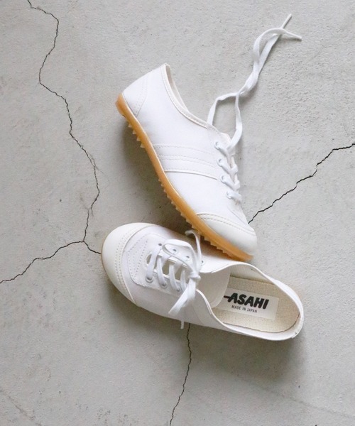アサヒ（アサヒ）の「アサヒ レースアップ スニーカー(アサヒ504)（スニーカー・レディース・ホワイト/ベージュ/ブラック・22.5cm/23.5cm/24.5cm/25.5cm/23.0cm/24.0cm/25.0cm/26.0cm/21.5cm/22.0cm/17.0cm/18.0cm/19.0cm/20.0cm/21.0cm/26.5cm/27.0cm/28.0cm）」の10枚目の写真