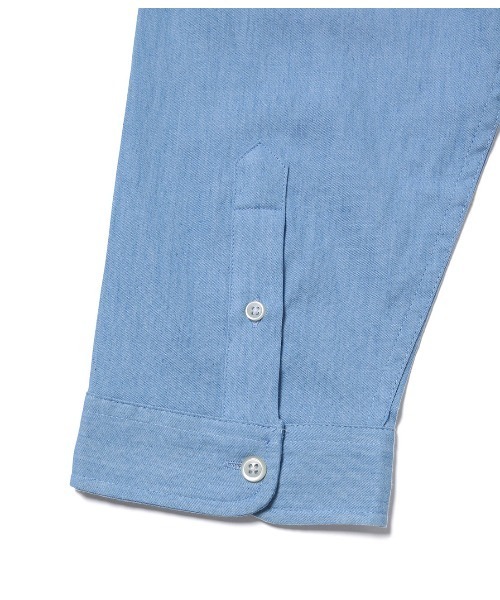 JUNRED(ジュンレッド)の「デニムクレイジー7分袖シャツ(シャツ/ブラウス・メンズ・ブルー/サックスブルー・LL/L/M)」の11枚目の写真