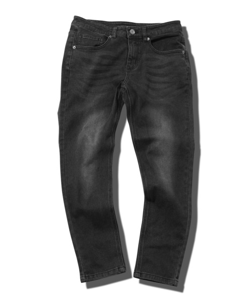 スーパー ストレッチ テーパード スキニー デニムパンツ フル