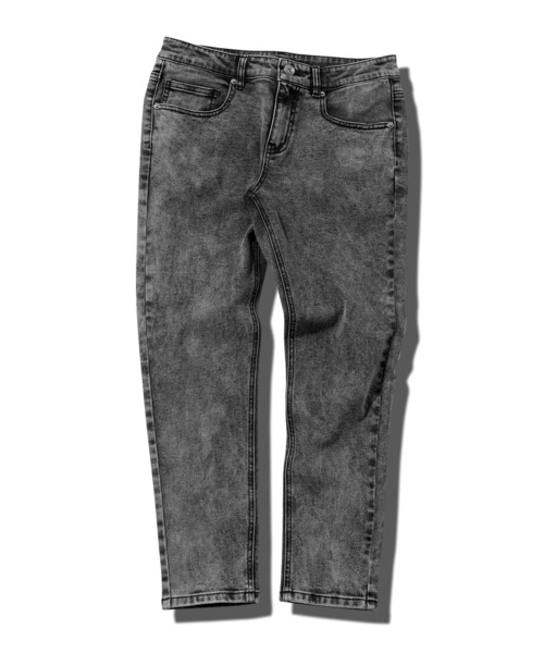セール】スーパー ストレッチ テーパード スキニー デニムパンツ