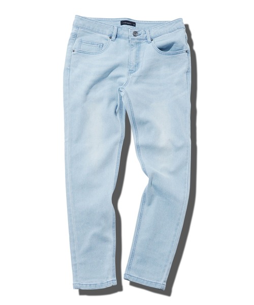 スーパー ストレッチ テーパード スキニー デニムパンツ フル