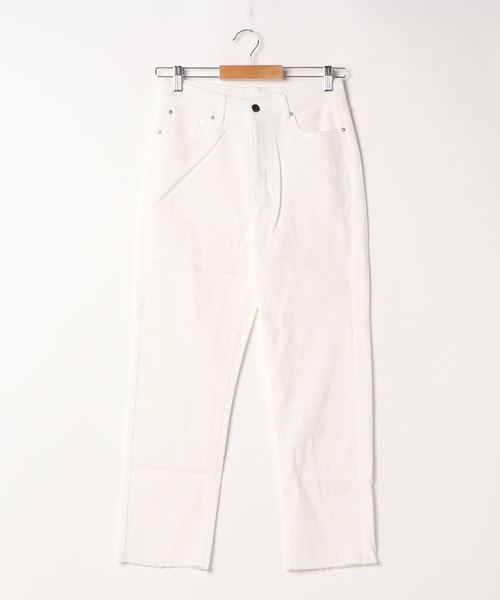 KOBE LETTUCE（コウベレタス）の「2丈ストレートデニム　低身長サイズ（デニムパンツ・レディース・オフホワイト/その他/ホワイト系その他/その他2/ブラック/ブラック系その他・M/MEDIUM/S/SMALL）」の9枚目の写真