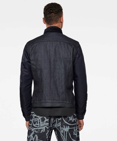 G-STAR（ジースター）の「Arc 3D Slim Padded Jacket PM/デニムジャケット/中綿（デニムジャケット・メンズ・ダークインディゴブルー・SMALL/MEDIUM/LARGE/X-SMALL）」の7枚目の写真
