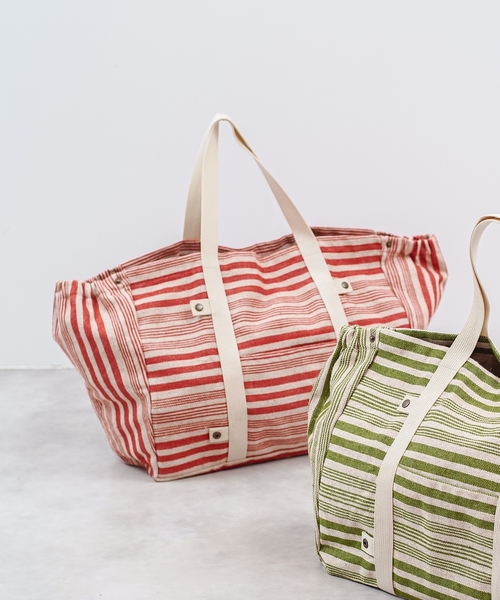 journal standard Furniture （ジャーナルスタンダードファニチャー）の「【VINTAGE FABLIC】REGISTER BAG（ショルダーバッグ・レディース・グリーン/レッド・FREE）」の3枚目の写真