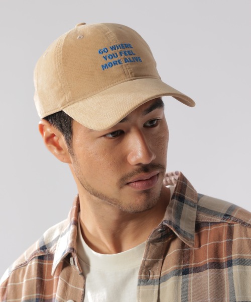 BAYFLOW（ベイフロー）の「ホソコーディロイキャップ（キャップ・メンズ・ブラック/ベージュ/グレー/クリアブルー・FREE）」の4枚目の写真