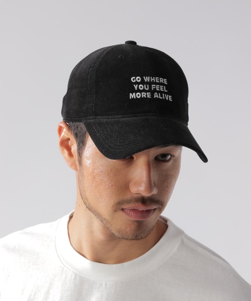 BAYFLOW（ベイフロー）の「ホソコーディロイキャップ（キャップ・メンズ・ブラック/ベージュ/グレー/クリアブルー・FREE）」の2枚目の写真