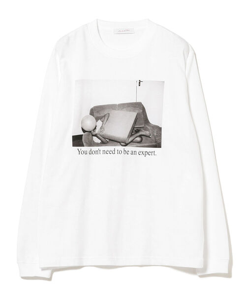 Ray BEAMS（レイビームス）の「Available Today × Ray BEAMS / 別注 PHOTO ロングスリーブ Tシャツ（Tシャツ/カットソー・レディース・ホワイト・ONE SIZE）」の2枚目の写真