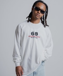 68&BROTHERS シックスティーエイトアンドブラザーズ / "1st LOGO" L/S Tee