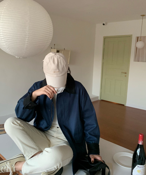 emi+（エミプラス）の「レディース 異素材ドッキング 配色ミリタリージャケット（ミリタリージャケット・レディース・グリーン/グレー/ブラウン/ブラック/ネイビー/ライトグリーン・FREE）」の22枚目の写真