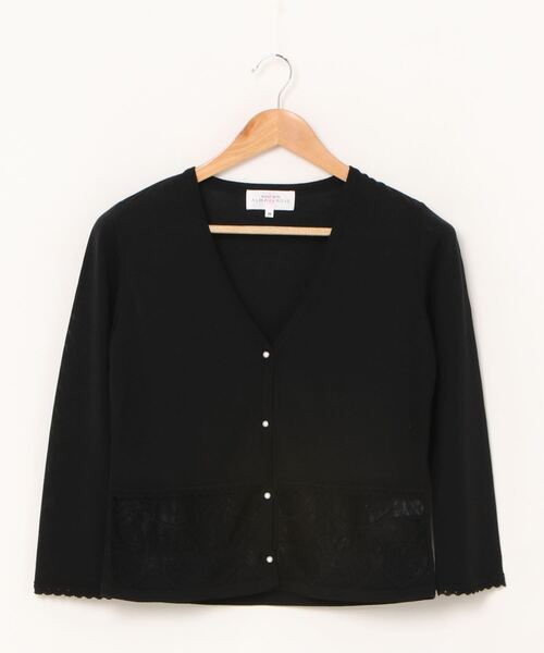 ♦️ 新品 ハナエ モリ アルマ・アン・ローズ トップス フリル カーディガン HANAE MORI ALMA EN ROSE（ハナエモリ アルマ・アン・ローズ