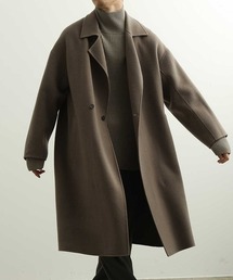 ADAM ET ROPE' | 【BISHU FABRIC】NISHIKAWA Super's 120 セミダブルコート/オーバーシルエット(その他アウター)