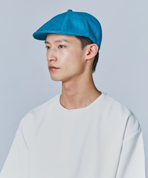 OVERRIDE（オーバーライド）の「【OVERRIDE】JAPAN LINEN HUNTING / 【オーバーライド】ジャパン　リネン　ハンチング（ハンチング/ベレー帽・メンズ・グリーン/ブルー/グレー・60cm/58cm）」の18枚目の写真