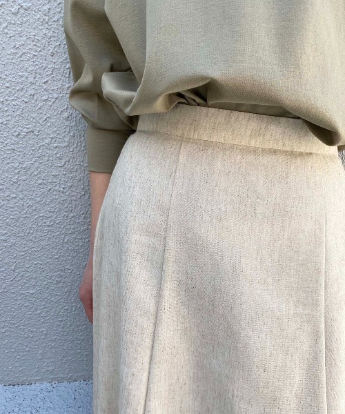 PICCIN(ピッチン)の「リネンライクフレアスカート(スカート・レディース・チャコールグレー/ベージュ・M/L)」の20枚目の写真