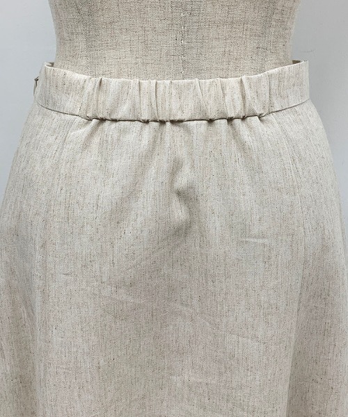 PICCIN(ピッチン)の「リネンライクフレアスカート(スカート・レディース・チャコールグレー/ベージュ・M/L)」の10枚目の写真