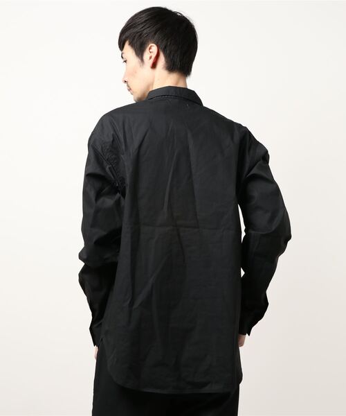 y/m by れぽすけ（イムバイレポスケ）の「リラックスワイドシャツ（シャツ/ブラウス・メンズ・ホワイト/ブラック/ブルー・MEDIUM/LARGE）」の17枚目の写真