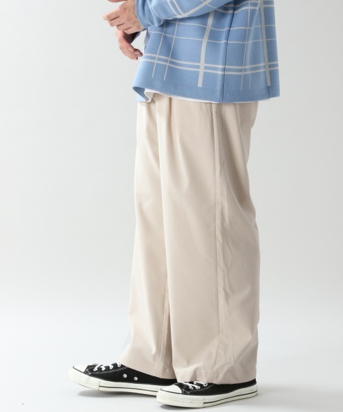 RAGEBLUE（レイジブルー）の「TRストレッチ/タックルーズワイドパンツ/926776（スラックス・メンズ・ホワイト/ブラック/グレー/グリーン・SMALL/MEDIUM/LARGE）」の8枚目の写真