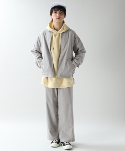 RAGEBLUE（レイジブルー）の「TRストレッチ/タックルーズワイドパンツ/926776（スラックス・メンズ・ホワイト/ブラック/グレー/グリーン・SMALL/MEDIUM/LARGE）」の12枚目の写真