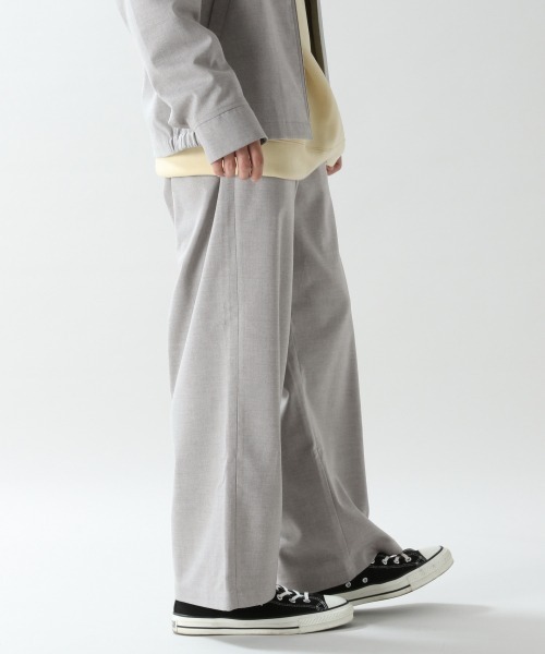 RAGEBLUE（レイジブルー）の「TRストレッチ/タックルーズワイドパンツ/926776（スラックス・メンズ・ホワイト/ブラック/グレー/グリーン・SMALL/MEDIUM/LARGE）」の14枚目の写真