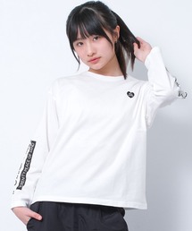 RiCO SUCRE（リコシュクレ）の「筆記体ロゴロングTシャツ（Tシャツ/カットソー）」