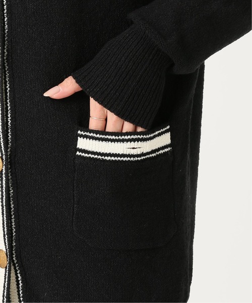 美品 ジャーナルスタンダードレサージュ 金ボタン ロングカーディガン 黒 ジャーナルスタンダードレサージュ 金ボタン ロング