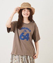 CUBE SUGAR（キューブシュガー）の「OE天竺空紡糸 プリントＴシャツ（Tシャツ/カットソー）」