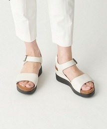 Clarks | Lizby Strap / リズビーストラップ (ホワイトレザー)(サンダル)