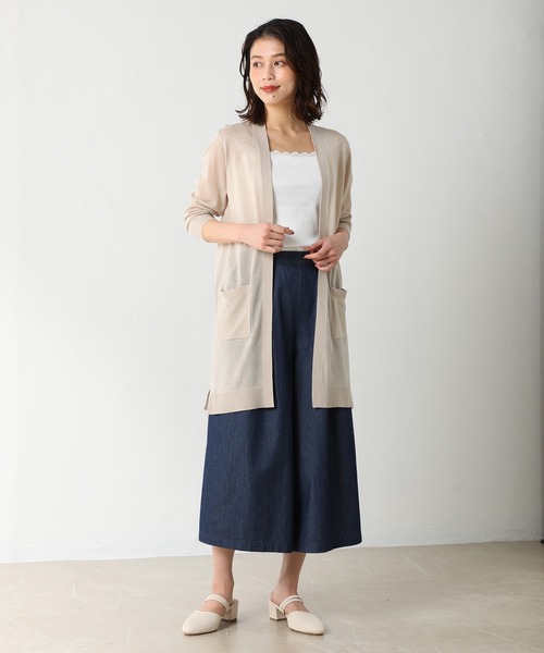 Honeys（ハニーズ）の「テレコレースキャミソール（キャミソール・レディース・ネイビー/ピンク系その他/オフホワイト/ブラック/グレイッシュベージュ/ミント/ラベンダー/モカ・M/S/L）」の9枚目の写真