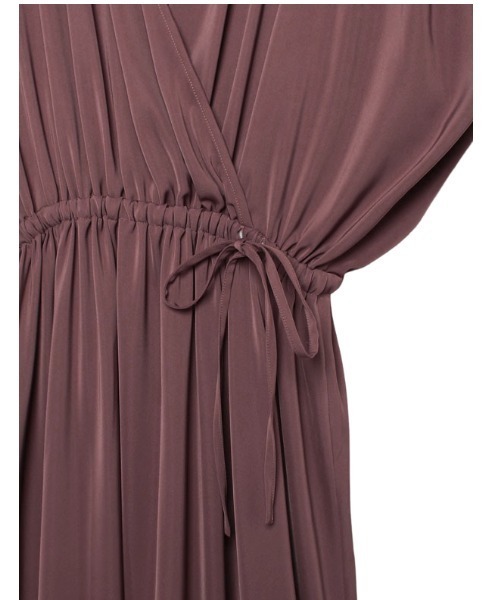 ギャザーカシュクールワンピース/anuans セール】ギャザーカシュクールワンピース（ワンピース）｜anuans