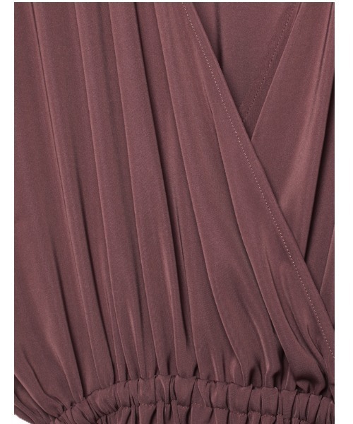 ギャザーカシュクールワンピース/anuans セール】ギャザーカシュクールワンピース（ワンピース）｜anuans