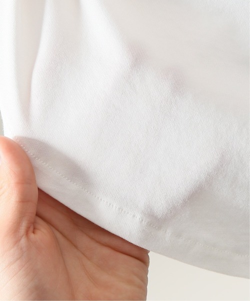 Simplicite（サンプリシテ）の「バックロゴ ロングTシャツ◆（Tシャツ/カットソー・レディース・ホワイト/ブラック/ベージュ・FREE）」の20枚目の写真