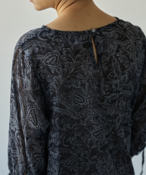 Auntie Rosa Holiday（アンティローザホリデー）の「花柄ロングフレアワンピース（ワンピース・レディース・ブラック/オフホワイト・FREE）」の14枚目の写真