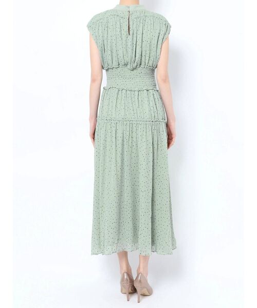 LAGUNAMOON（ラグナムーン）の「LADY楊柳ドットワンピース（ドレス・レディース・ブラック/ミント・SMALL/MEDIUM）」の6枚目の写真