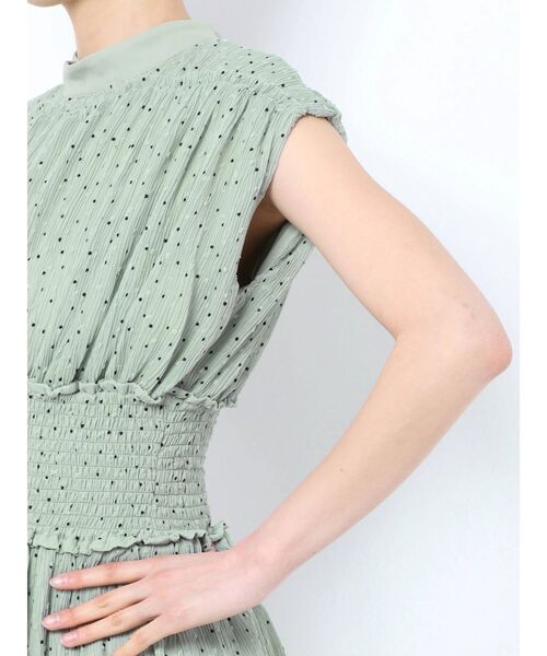 LAGUNAMOON（ラグナムーン）の「LADY楊柳ドットワンピース（ドレス・レディース・ブラック/ミント・SMALL/MEDIUM）」の8枚目の写真