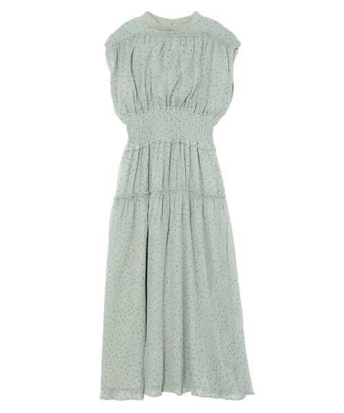 LAGUNAMOON（ラグナムーン）の「LADY楊柳ドットワンピース（ドレス・レディース・ブラック/ミント・SMALL/MEDIUM）」の13枚目の写真