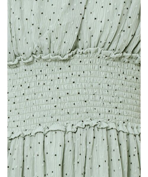 LAGUNAMOON（ラグナムーン）の「LADY楊柳ドットワンピース（ドレス・レディース・ブラック/ミント・SMALL/MEDIUM）」の16枚目の写真