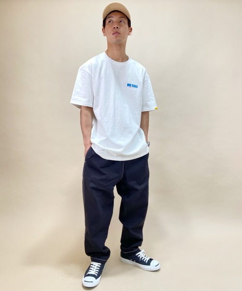 Mark Gonzales(マーク・ゴンザレス)の「【ムラサキスポーツ別注】MarkGonzales/マークゴンザレス バックプリントTシャツ MGMS029(Tシャツ/カットソー・メンズ・ホワイト/ブラック・L/M/XL)」の8枚目の写真