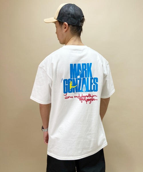 Mark Gonzales(マーク・ゴンザレス)の「【ムラサキスポーツ別注】MarkGonzales/マークゴンザレス バックプリントTシャツ MGMS029(Tシャツ/カットソー・メンズ・ホワイト/ブラック・L/M/XL)」の11枚目の写真