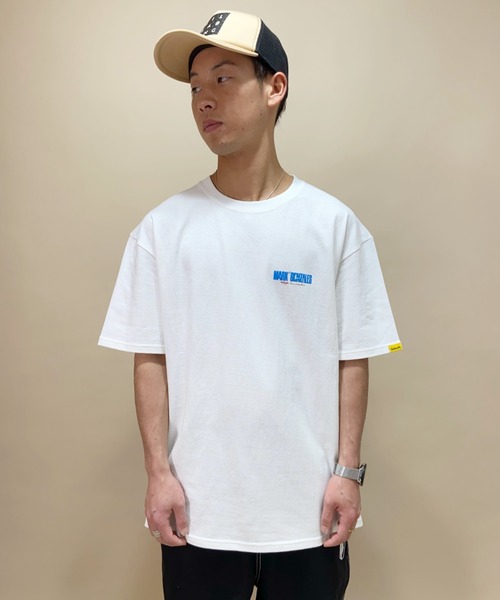 Mark Gonzales(マーク・ゴンザレス)の「【ムラサキスポーツ別注】MarkGonzales/マークゴンザレス バックプリントTシャツ MGMS029(Tシャツ/カットソー・メンズ・ホワイト/ブラック・L/M/XL)」の6枚目の写真