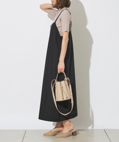 prose verse（プロズヴェール）の「アシメボタンリブハイネック半袖プルオーバー（ニット/セーター・レディース・グリーン系その他/グレイッシュベージュ/オフホワイト/ブラック・ﾌﾘ-）」の7枚目の写真