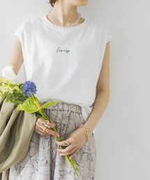 URBAN RESEARCH | 【WEB限定】ロゴ刺繍フレンチスリーブTシャツ(Tシャツ/カットソー)