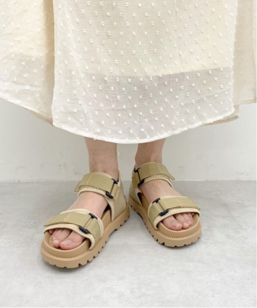apres jour(アプレジュール)の「スポーツサンダル【ZOZOTOWN限定アイテム】(サンダル・レディース・ブラック/ベージュ・MEDIUM/SMALL/X-LARGE/LARGE)」の3枚目の写真