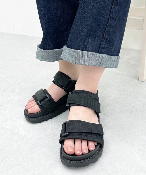 apres jour(アプレジュール)の「スポーツサンダル【ZOZOTOWN限定アイテム】(サンダル・レディース・ブラック/ベージュ・MEDIUM/SMALL/X-LARGE/LARGE)」の8枚目の写真