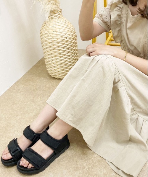 apres jour(アプレジュール)の「スポーツサンダル【ZOZOTOWN限定アイテム】(サンダル・レディース・ブラック/ベージュ・MEDIUM/SMALL/X-LARGE/LARGE)」の7枚目の写真