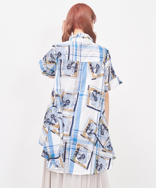 新品タグ付き♡アズノゥアズドゥバズ シュワサラギャザSHOP シャツワンピース 新品タグ付き♡アズノゥアズドゥバズ シュワサラギャザSHOP