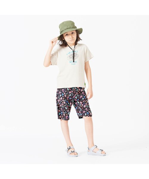 BREEZE（ブリーズ）の「もっとスズシー3柄ストレッチパンツ 5分丈（その他パンツ・キッズ・チャコール/キナリ/ネイビー・120/140/100/110/90/80/130）」の12枚目の写真