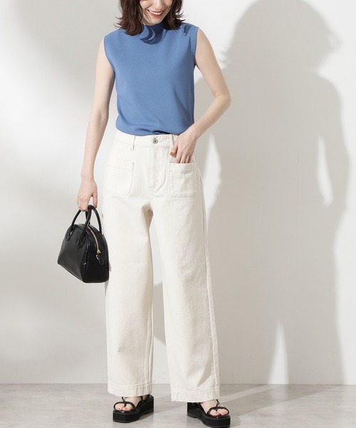 N.（N. Natural Beauty Basic）（エヌエヌナチュラルビューティーベーシック）の「【S Size Line】◆マリンデニム（デニムパンツ・レディース・ブルー/ナチュラル・SMALL/MEDIUM）」の2枚目の写真